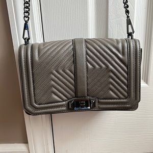Taupe Rebecca Minkoff crossbody